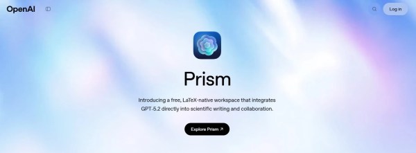 Prism is a LaTeX-native workspace that integrates GPT‑5.2 directly into scientific writing and collaboration.
